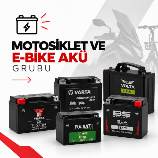MOTOSİKLET VE E-BİKE AKÜ