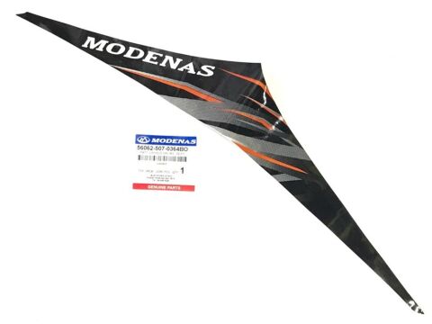 MODENAS GT135 İÇ DİZLİK ETİKETİ TURUNCU SAĞ ORJİNAL