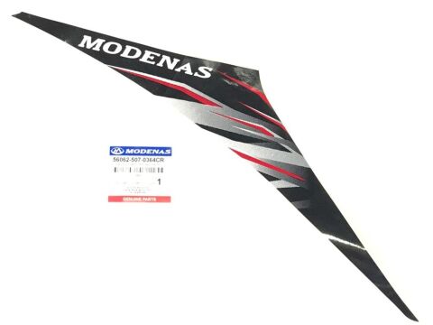 MODENAS GT135 İÇ DİZLİK ETİKETİ KIRMIZI SAĞ ORJİNAL