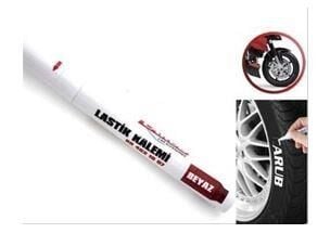 LASTİK BOYA KALEMİ BEYAZ