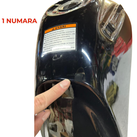MONDİAL X-TREME MAXX 200 İ BENZİN DEPOSU SİYAH DEFOLU