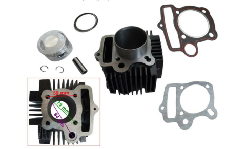 CUP YUKI AYDOS 125 CC SİLİNDİR KOMPLE 14 PİM BOY 69