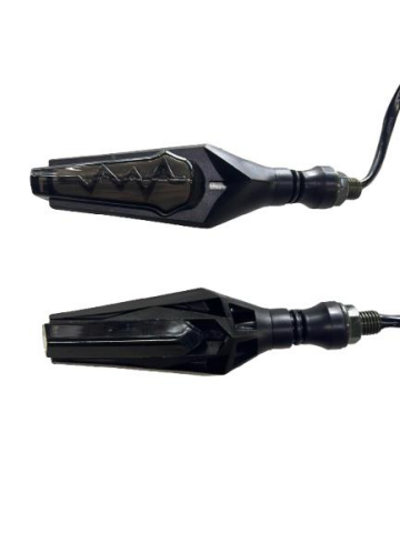 LED SİNYAL YILDIRIM KAYAR LEDLİ ÖN ARKA IŞIKLI (SARI)