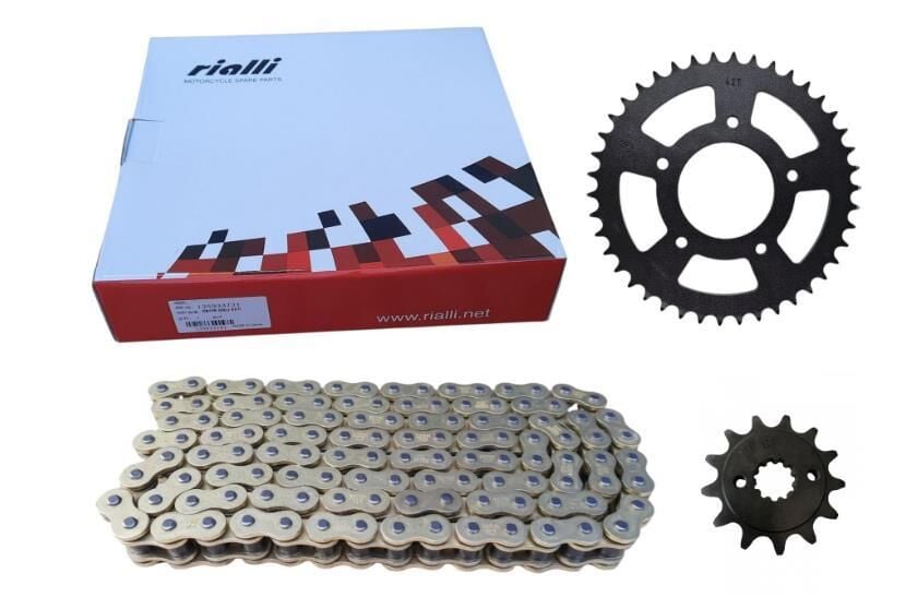 CF NK250 ÖN ARKA DİŞLİ ZİNCİR SET ORİNGLİ 520H 120L 42-13T