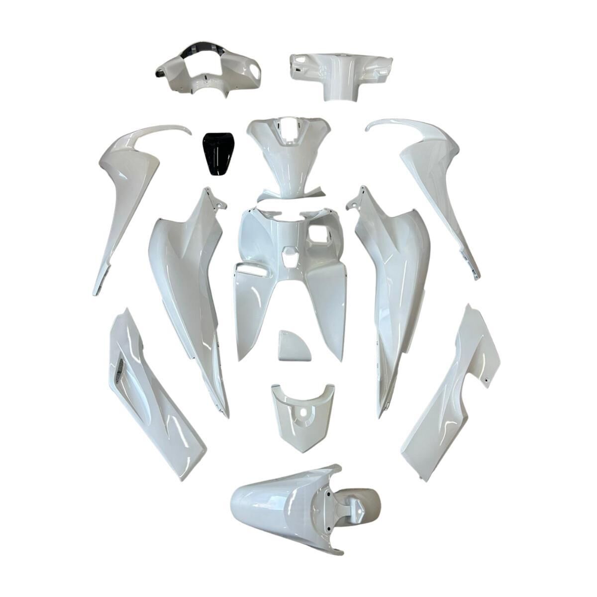 HONDA DİO 110 KAPORTA SETİ BEYAZ 14 PARÇA (A KALİTE)