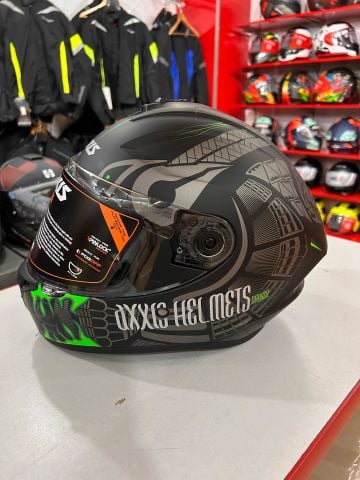AXXIS DRAKEN S MAORI DEVIL B6 MATT GREEN XL
