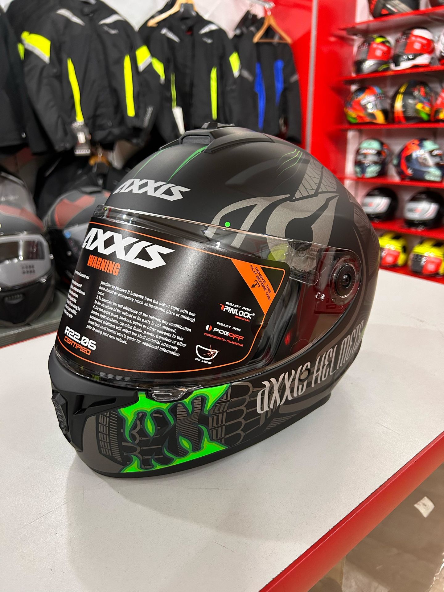 AXXIS DRAKEN S MAORI DEVIL B6 MATT GREEN L