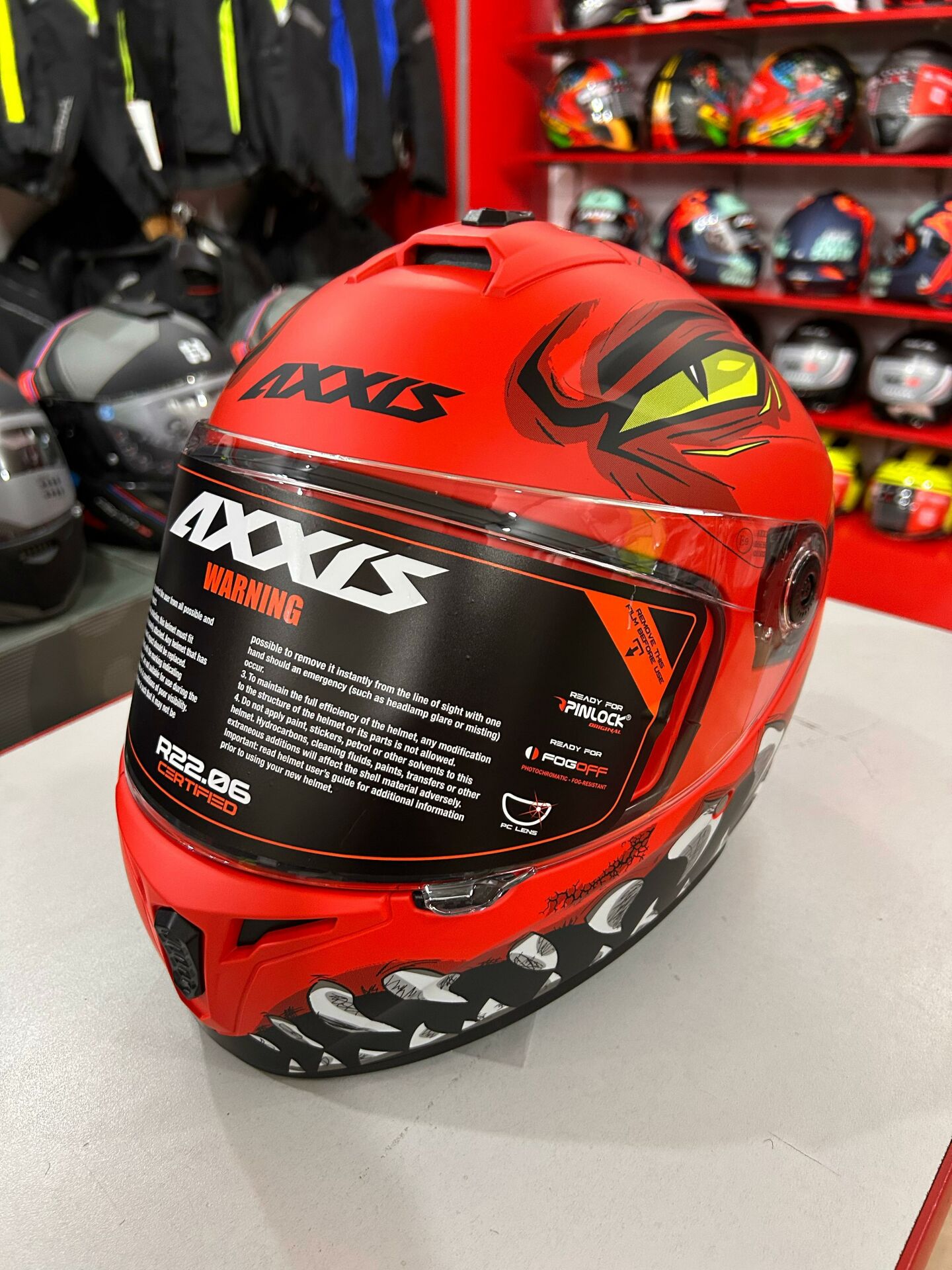 AXXIS DRAKEN S FORZA A5 MATT RED L