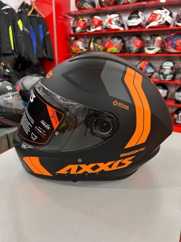 AXXIS DRAKEN S SLIDE B4 TURUNCU FULL FACE XL BEDEN