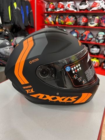 AXXIS DRAKEN S SLIDE B4 TURUNCU FULL FACE XL BEDEN