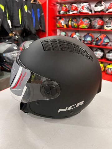 NCR AİR YARIM KASK MAT SİYAH (ECE BELGELİ) XL BEDEN
