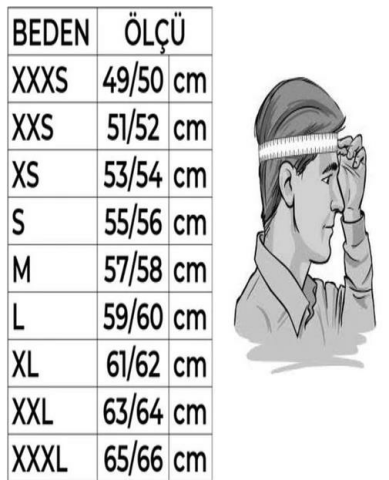 NCR AİR YARIM KASK MAT SİYAH (ECE BELGELİ) XL BEDEN