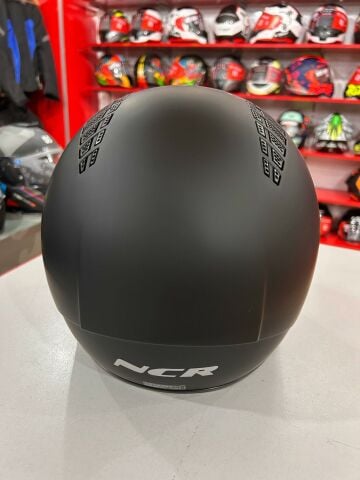 NCR AİR YARIM KASK MAT SİYAH (ECE BELGELİ) L BEDEN