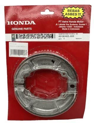 HONDA ARKA FREN BALATASI SPACY110 FİZY 125 CBF150 PCX ACE CB125-E - ORJİNAL