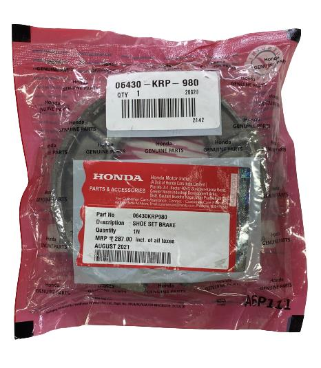 HONDA ARKA FREN BALATASI SPACY110 FİZY 125 CBF150 PCX ACE CB125-E - ORJİNAL