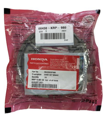 HONDA ARKA FREN BALATASI SPACY110 FİZY 125 CBF150 PCX ACE CB125-E - ORJİNAL