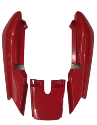 YAMAHA YBR 2004-2009 SAĞ SOL SELE ALTI ARKA STOP ÜSTÜ TAKIM KIRMIZI İTHAL