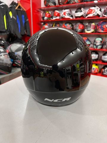 NCR AİR YARIM KASK PARLAK SİYAH (ECE BELGELİ) M BEDEN