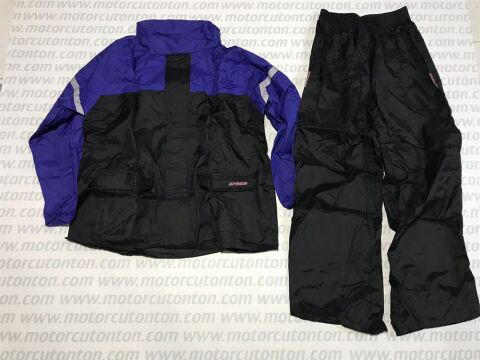 SPADA MAVİ SİYAH ALT ÜST TAKIM YAĞMURLUK XXL