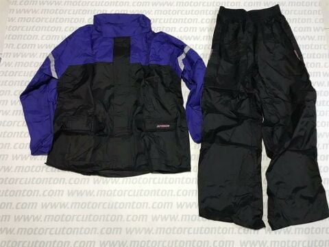 SPADA MAVİ SİYAH ALT ÜST TAKIM YAĞMURLUK XXL