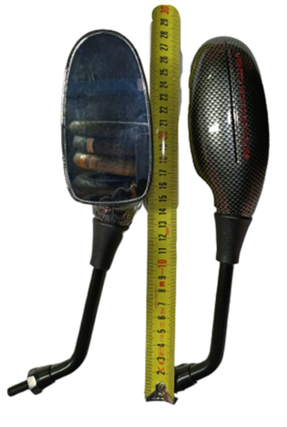UNİVERSAL MOTOSİKLET AYNASI CARBON DÜZ PASO 8 MM DİR