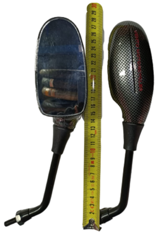 UNİVERSAL MOTOSİKLET AYNASI CARBON DÜZ PASO 8 MM DİR