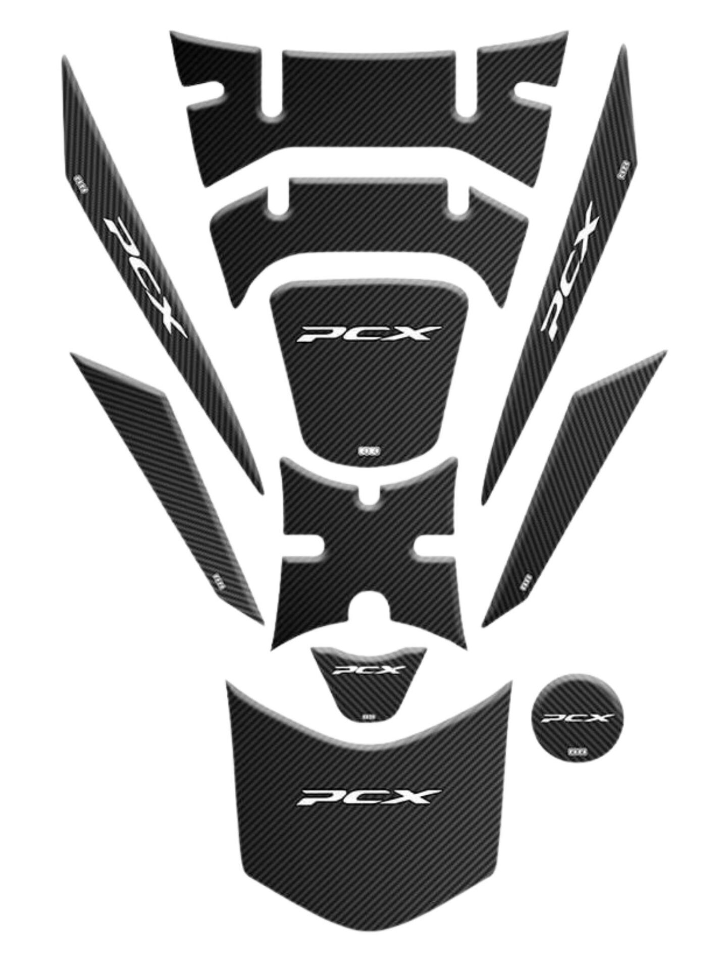 HONDA PCX125 2018-2020 UYUMLU TANK PAD SET 011