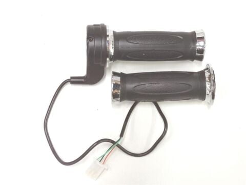 E-BİKE DÜZ GAZ KOLU SİYAH 3 KABLOLU