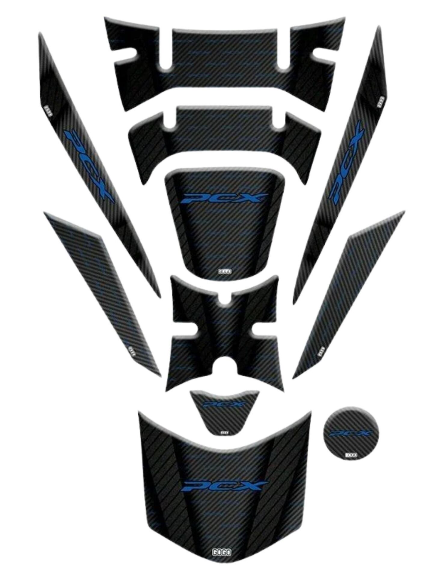 HONDA PCX125 2018-2020 UYUMLU TANK PAD SET 008