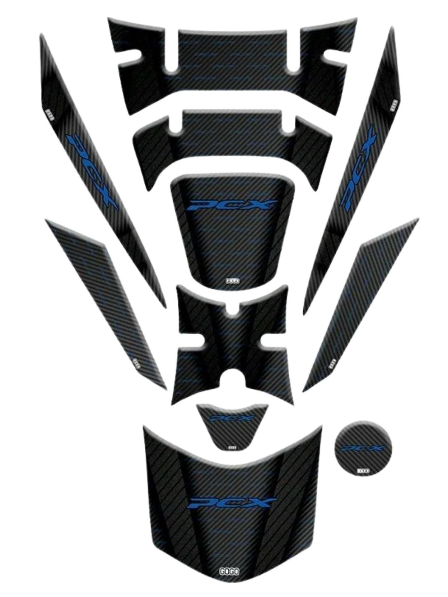 HONDA PCX125 2018-2020 UYUMLU TANK PAD SET 008