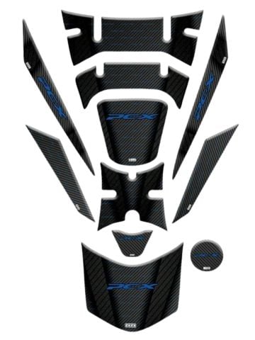 HONDA PCX125 2018-2020 UYUMLU TANK PAD SET 008