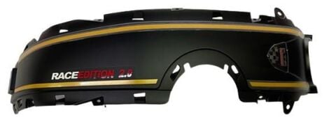 TVS RTR200 BENZİN DEPOSU ORTA KARENAJ (GRİ-SİYAH) ORJİNAL