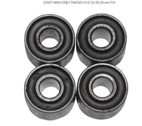 MONDİAL KT 125-150 ARKA DİŞLİ TAKOZU 4 LÜ 10-28-20 MM