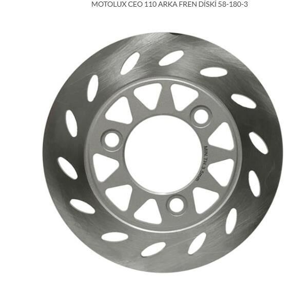 MOTOLUX CEO 110 ARKA FREN DİSKİ 58-180-3