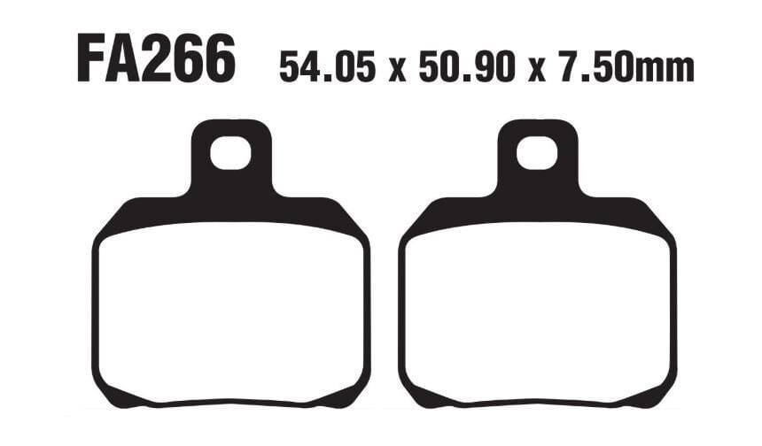 E-BİS VOLTA ÖN FREN BALATASI FA266