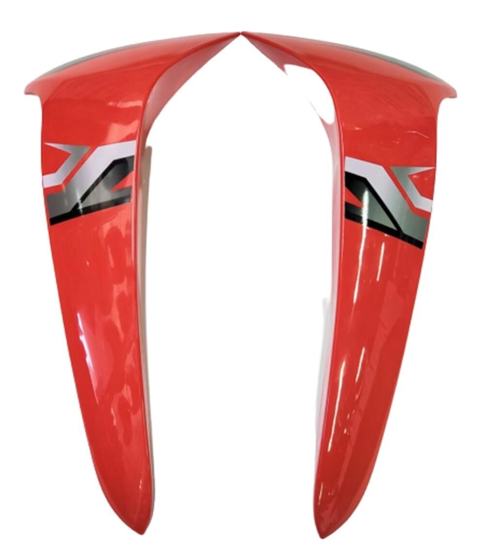 MOTORAN TORRO (NORTON 100) SAĞ SOL DIŞ DİZLİK TAKIM KIRMIZI