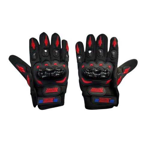 TECHNIC ELDIVEN SIYAH-KIRMIZI (L BEDEN) (YASAYA UYGUN)