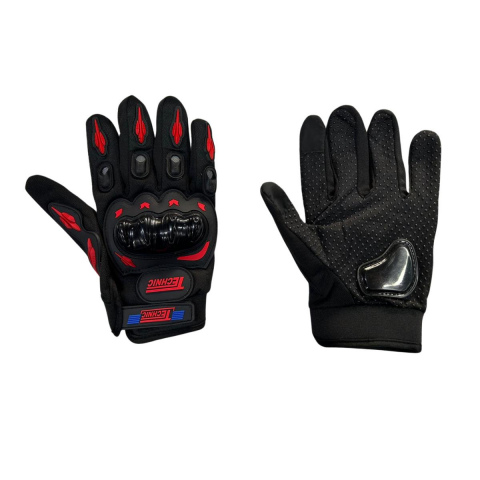 TECHNIC ELDIVEN SIYAH-KIRMIZI (L BEDEN) (YASAYA UYGUN)