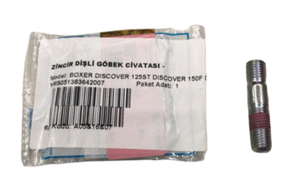 BAJAJ BOXER 150 AS150-NS150-NS160 ZİNCİR DİŞLİ GÖBEK CİVATASI ADET ORJİNAL