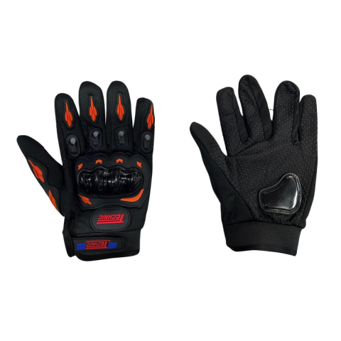 TECHNIC ELDIVEN SIYAH-TURUNCU (XL BEDEN) (YASAYA UYGUN)