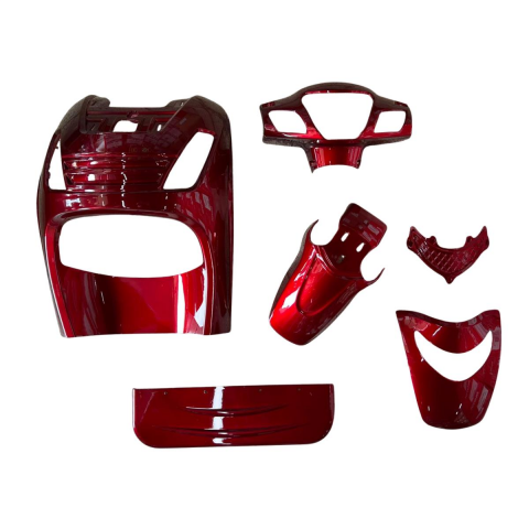 FALCON 3 TEKER ASİST KAPORTA SETİ KIRMIZI (FAR STOP DAHİL)