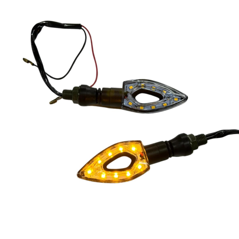 LED SİNYAL ÜÇGEN SİNYAL BOŞLUKLU MODEL SARI TK