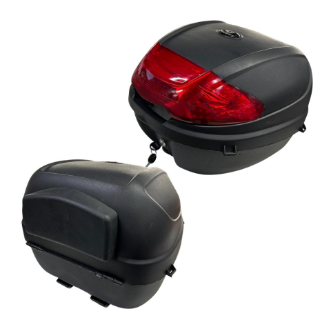 MOTOSİKLET ARKA ÇANTA 35 LT SİYAH SIRT DAYAMALI