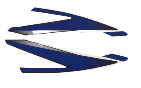 BAJAJ NS200-NS150 DEPO MUHAFAZA ETİKETİ TAKIM MAVİ ORJİNAL