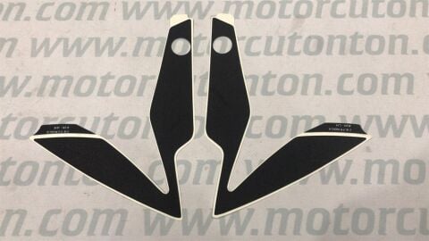 BAJAJ NS200 ÇAMURLUK ETİKETİ TAKIM SİYAH ORJİNAL