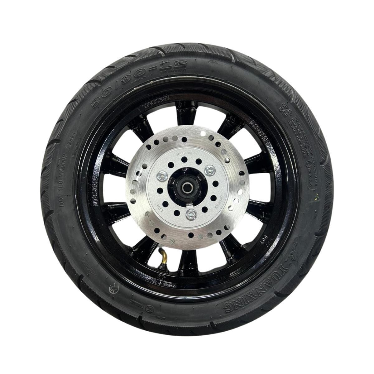 MONDİAL WİNG 50 ÖN JANT-TEKER-DİSK  KOMPLE 90/90-12 (SİYAH)