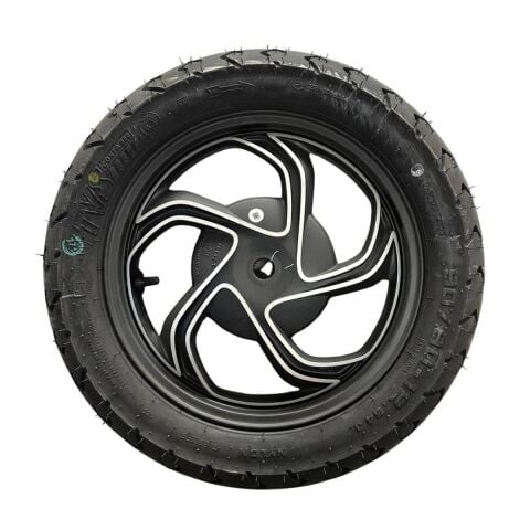 TVS JUPİTER 125 ARKA JANT VE DIŞ LASTİK KOMPLE