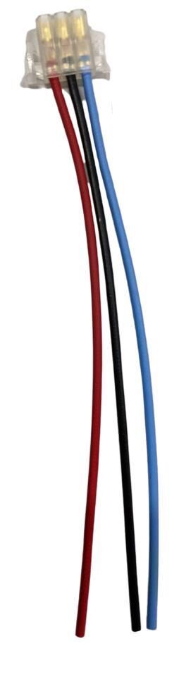 CUP SFC-KH-SCOOTER KORNA FAR DÜĞME BAĞLANTI SOKETİ 3 KABLOLU