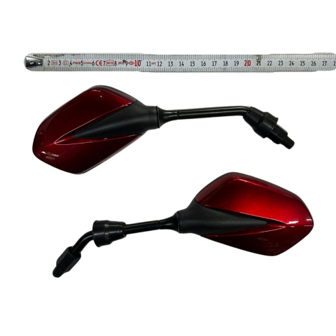 CUP MODELİ 10 MM DÜZ PASO MODİFİYE AYNA KÜÇÜK KIRMIZI