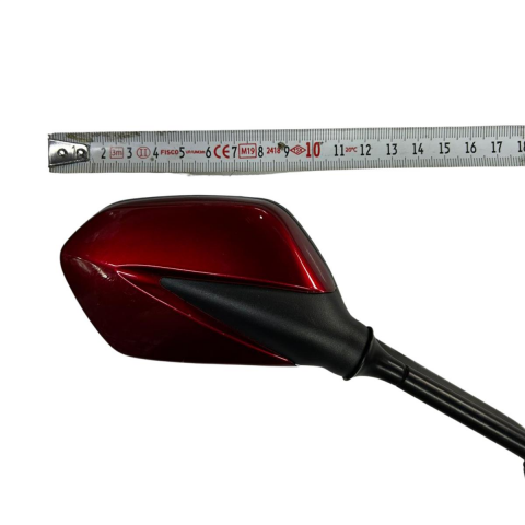 CUP MODELİ 10 MM DÜZ PASO MODİFİYE AYNA KÜÇÜK KIRMIZI